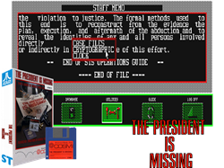 The President is Missing